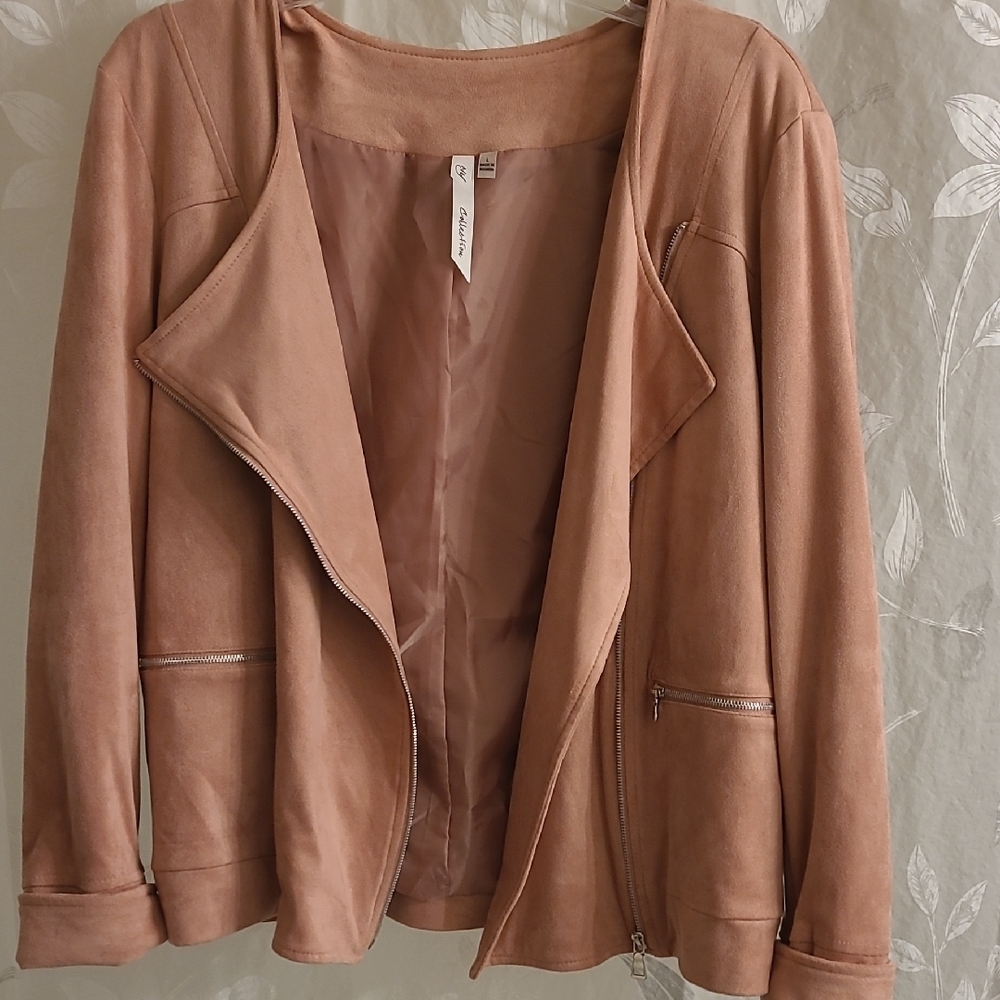 NY Collection Tan Jacket - Picture 5 of 5
